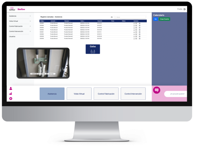 Bexflow (Presentación) (2) plataforma de asistencia remota en ordenador mac